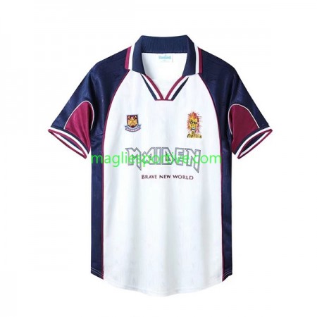 Completo Calcio West Ham United Iron Maiden 1999 Retro Divisa Trasferta